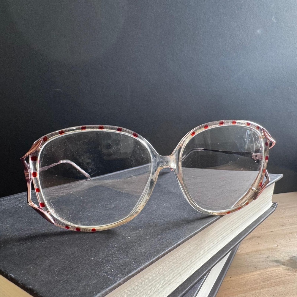 Granny style frames RX large round plastic 80s teacher style movie prop retro